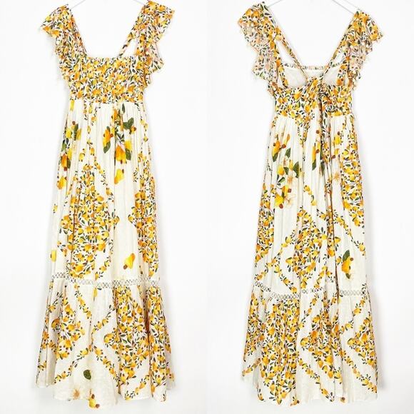 Farm Rio Cashew Crossed Back Dress - Picture 3 of 16